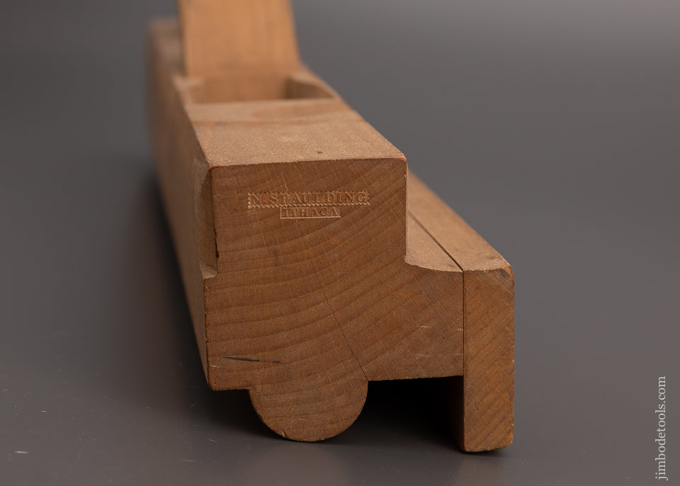 MINT & Unused! 16 inch N. SPAULDING ITHACA Pump Log Plane circa 1867-70 NY * 81722