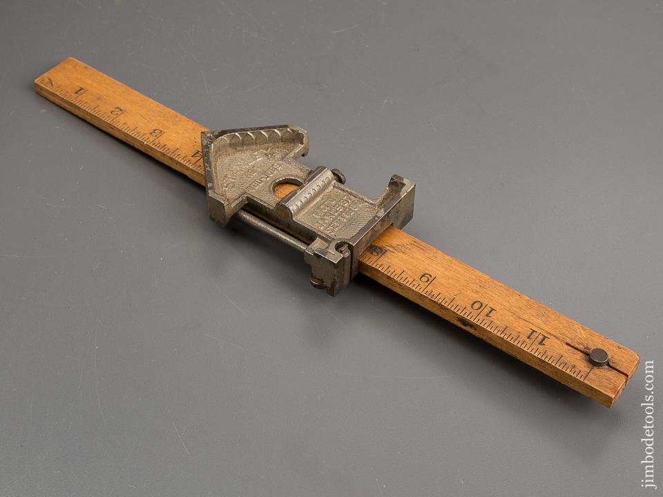 HALL & TRAUT Patent September 18, 1888 STANLEY No. 1 ODD JOBS COMPLETE on Twelve inch Rule - 81727