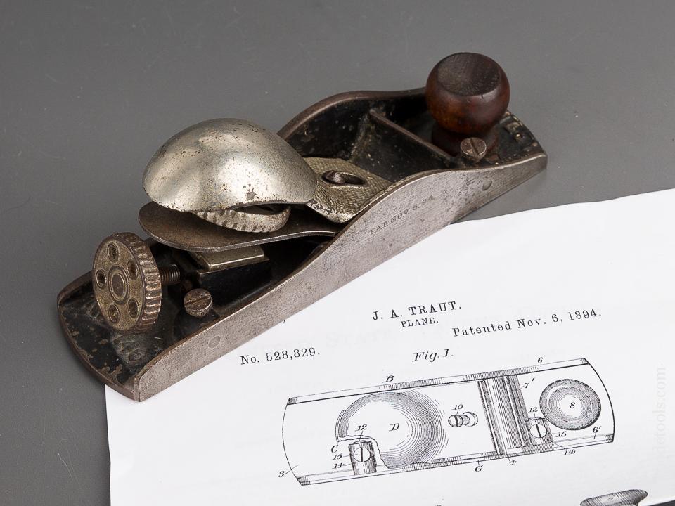 TRAUT Patent November 6, 1894 STANLEY No. 140 Skew Block Plane - 81742