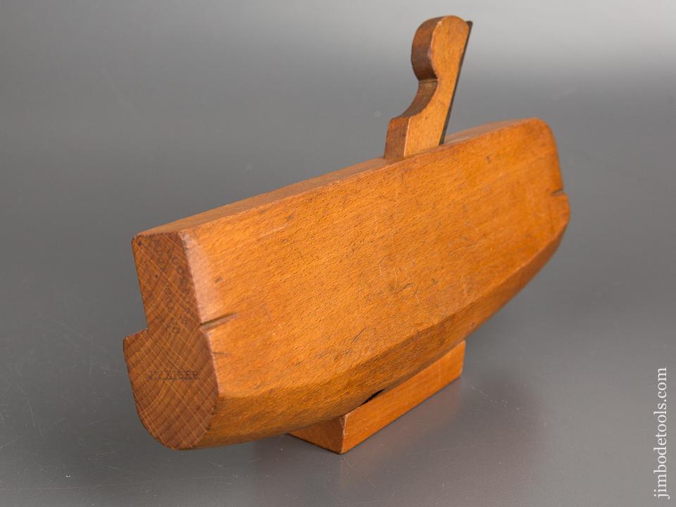 RARE Four Star LOCKPORT EDGE TOOL CO Compass Round Molding Plane circa 1860-70 Auburn, NY - 81757