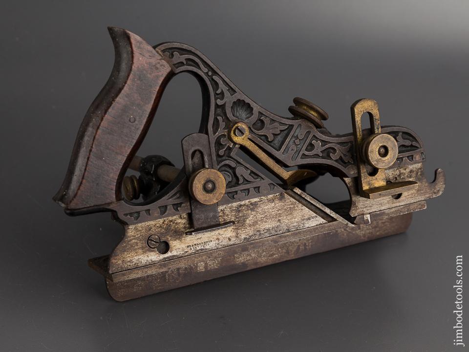 Crisp! STANLEY No. 41 MILLER's Patent June 28, 1870 Plow Plane - 81762