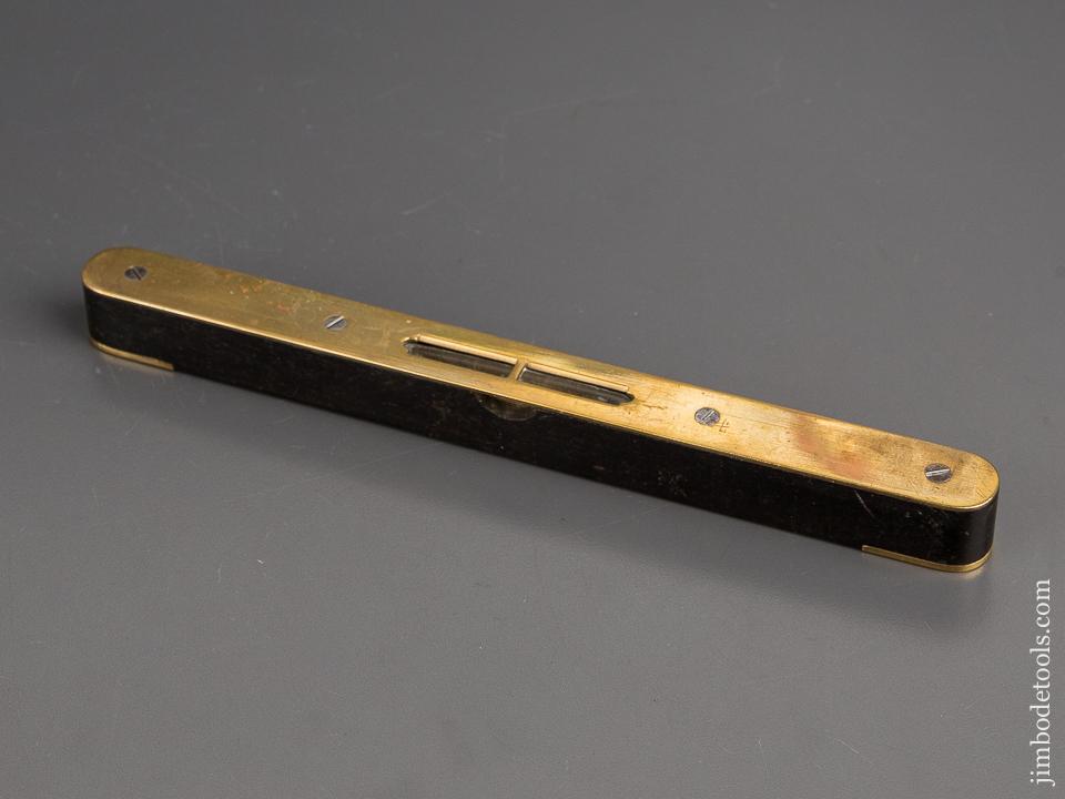 Nine inch Ebony and Brass Level - 81771R