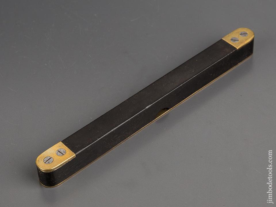 Nine inch Ebony and Brass Level - 81771R