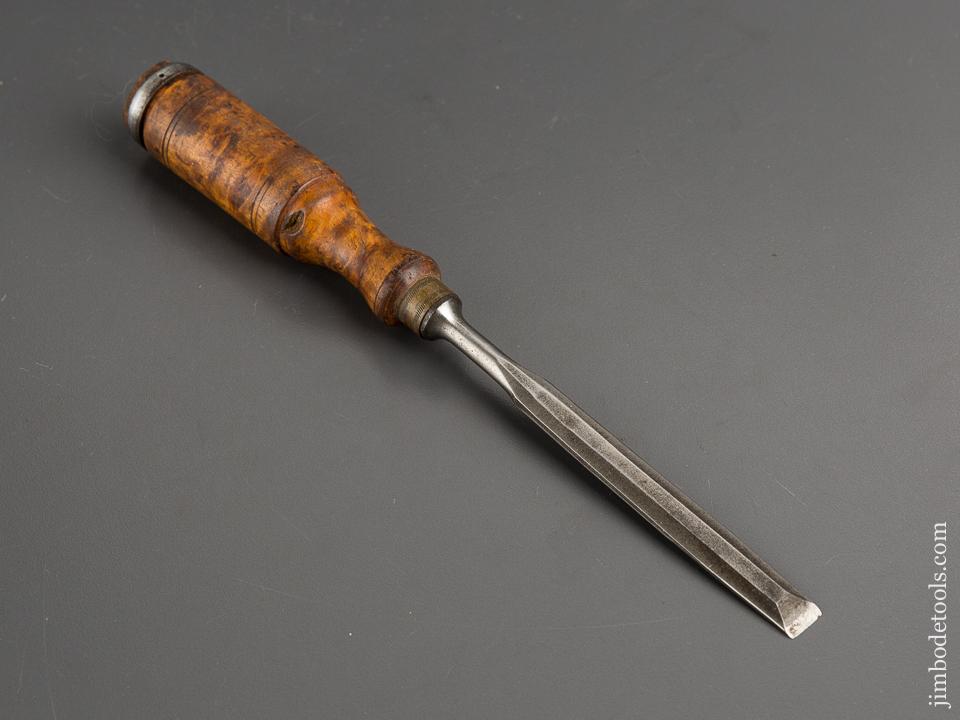 7/16 x 9 3/8 inch E.A. BERG ESKILSTUNA Burl Handled Chisel - 81814