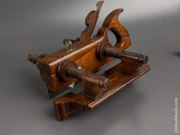 Great OHIO TOOL CO No. 104 Solid Rosewood Plow Plane circa 1851-1913 Columbus, OHIO - 81827