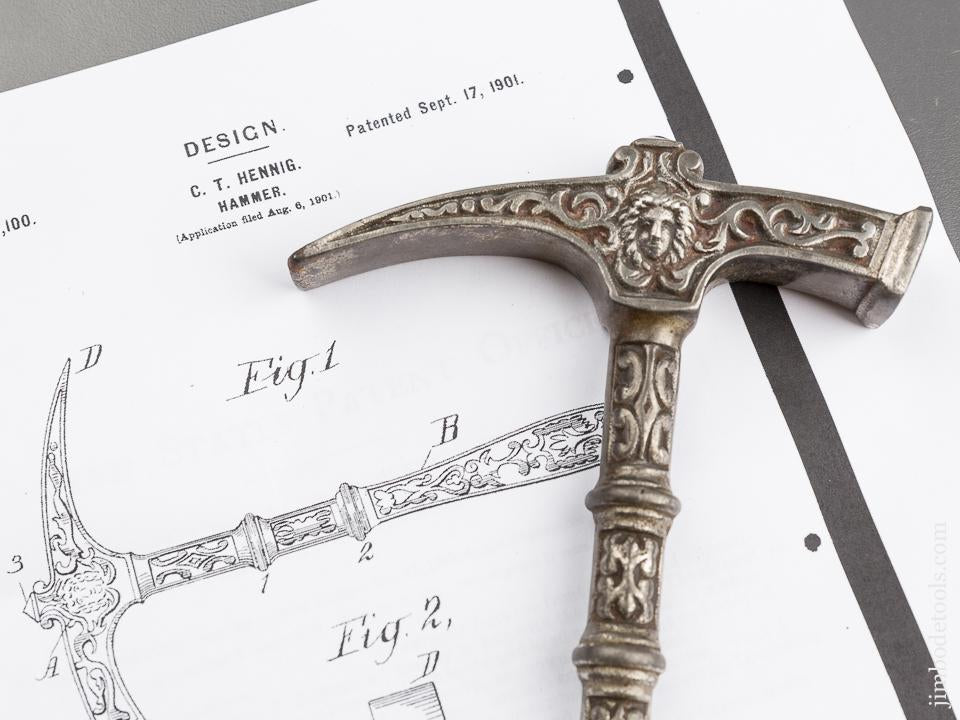 HENIG Patent September 17, 1901 Ornamental Hammer - 81829