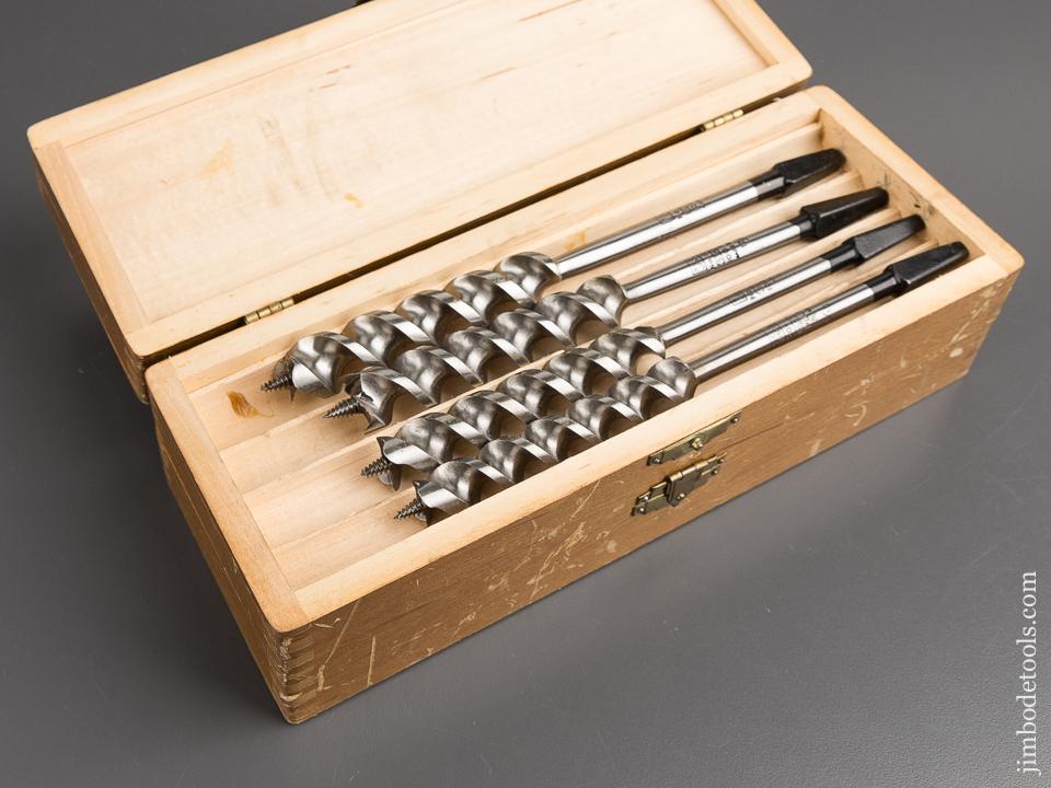 RARE Coarse! Complete Set of 13 RUSSELL JENNINGS Auger Bits in Original 3 Tiered Box -81833