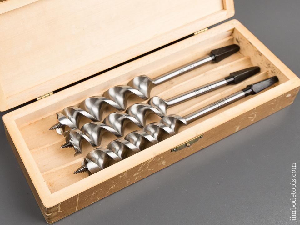 RARE Coarse! Complete Set of 13 RUSSELL JENNINGS Auger Bits in Original 3 Tiered Box -81833