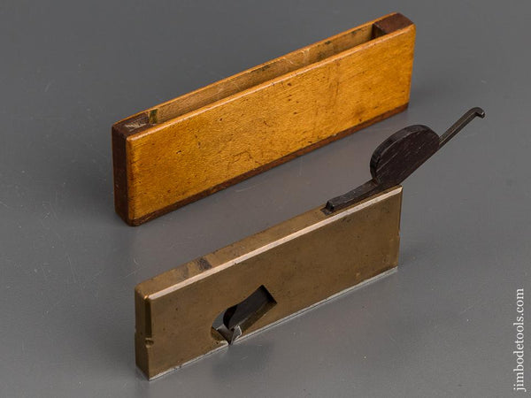 Crisp Little 4 1/2 x 3/8 inch Gunmetal Shoulder Plane with Case - 81837U