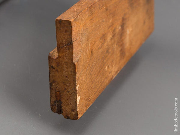 3/16 inch N. HARRON N. YORK Side Bead Molding Plane circa 1843-65 FINE - 81866