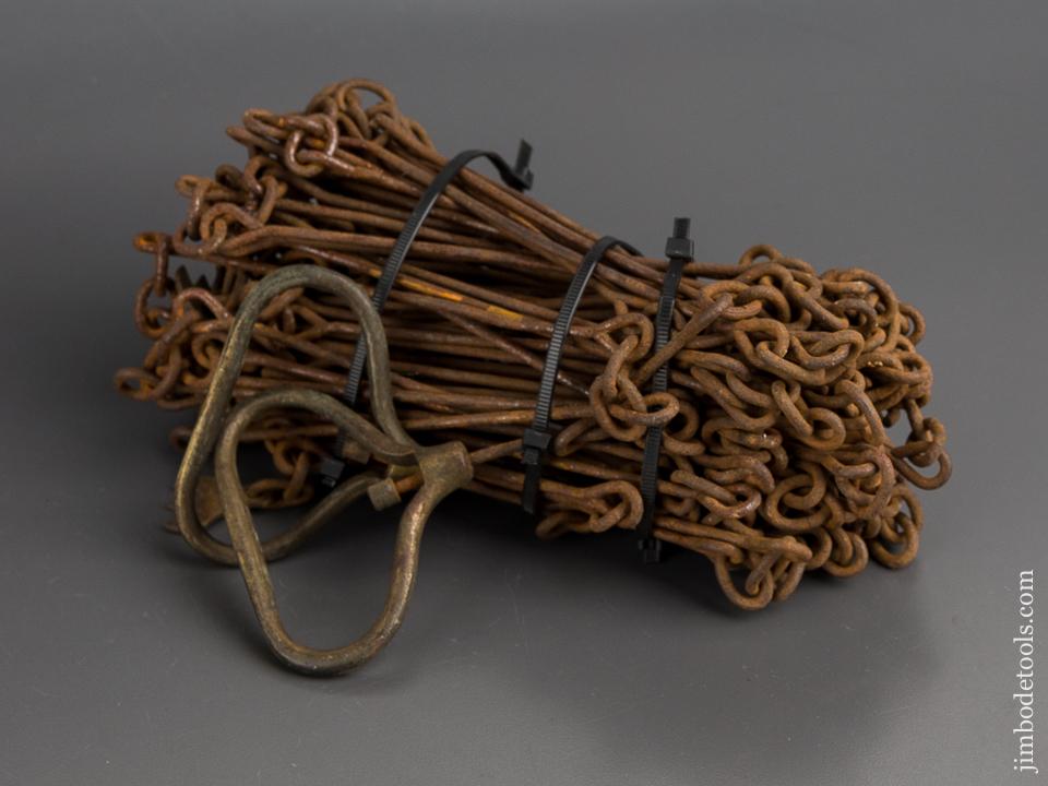 SIGNED 66 Foot Surveyor's Chain by GURLEY TROY NY - 81879