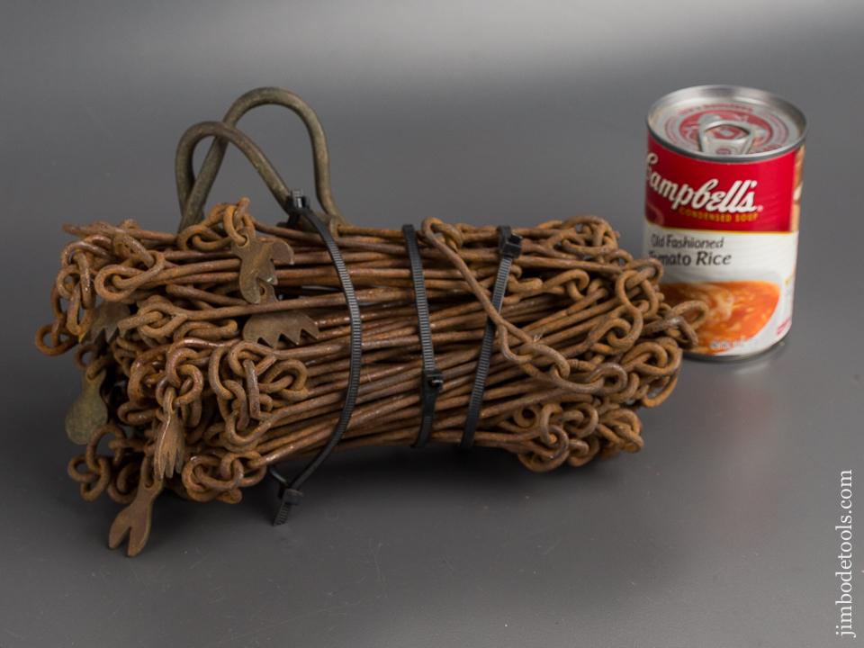 SIGNED 66 Foot Surveyor's Chain by GURLEY TROY NY - 81879