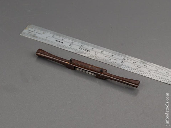 Miniature 3 3/4 inch PAUL HAMLER Rosewood Spoke Shave - 81888U