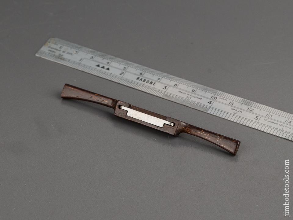 Miniature 3 3/4 inch PAUL HAMLER Rosewood Spoke Shave - 81888U