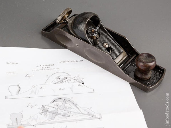 CAMPBELL Patent August 2, 1904 STANLEY No. 131 Double Ended Block Plane - 81903R