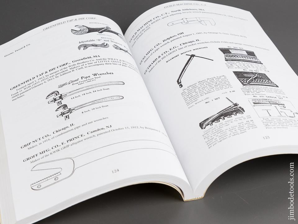 Signed! Book: AMERICAN WRENCH MAKERS 1830-1915 by Kenneth L. Cope - 81924R
