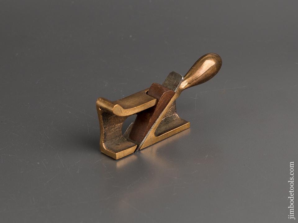 Miniature 11/16 x 2 1/2 inch Brass Rabbet Plane  -  81931R