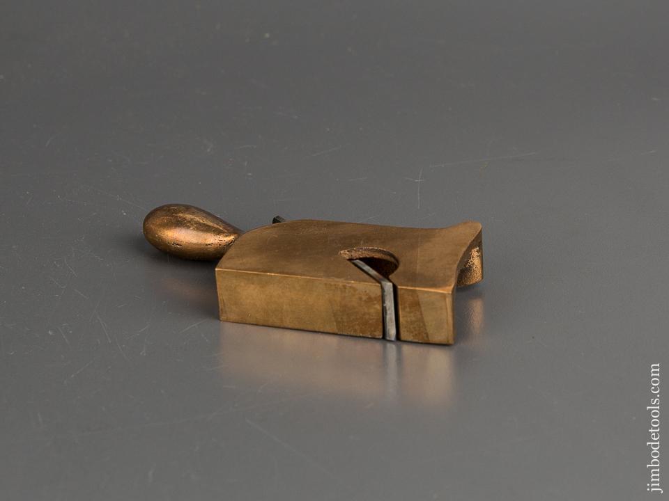Miniature 11/16 x 2 1/2 inch Brass Rabbet Plane  -  81931R