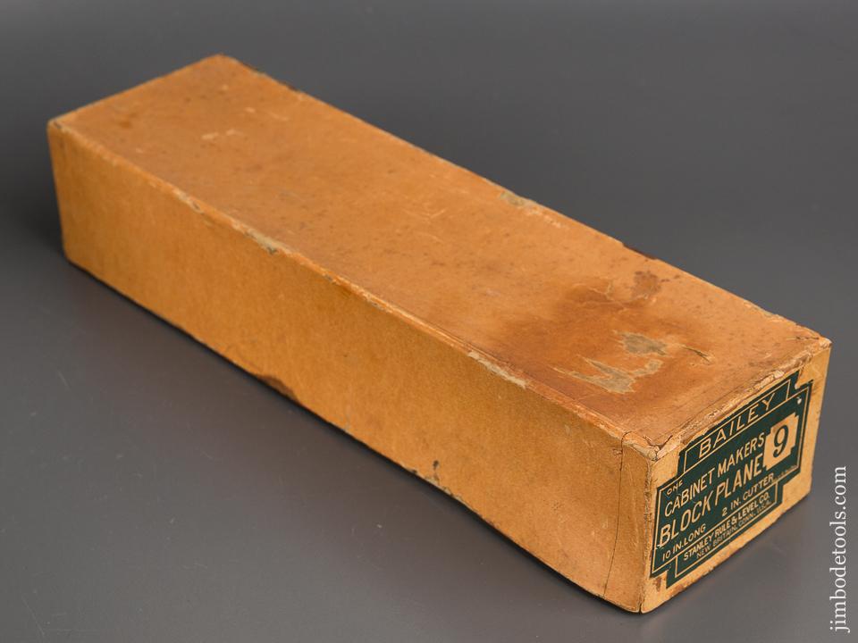 STANLEY No. 9 Cabinet Maker's Block Plane MINT & UNUSED in Original Box! SWEETHEART - 94522