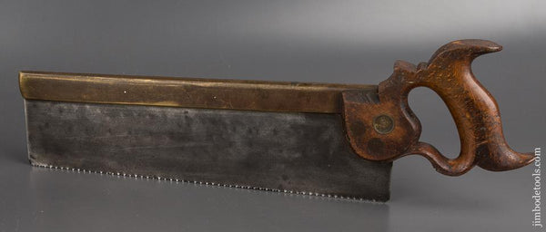 Just Sharpened! 10 point 14 inch Crosscut SPEAR & JACKSON Brass Back Saw - 81970R