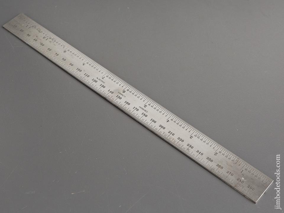 Mint STARRETT No. 36 GRAD 12 inch Rule for Combination Square English & Metric UNUSED! - 81971M