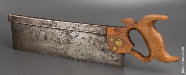 Just Sharpened! 13 point 12 inch Rip HARVEY PEACE BROOKLYN, NY Back Saw - 81991R