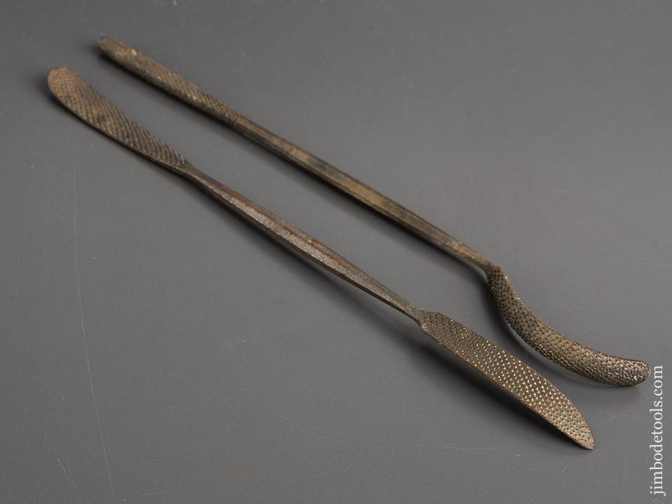 Sticky Sharp! Pair of 9 3/4 inch Italian Rifflers - 82005