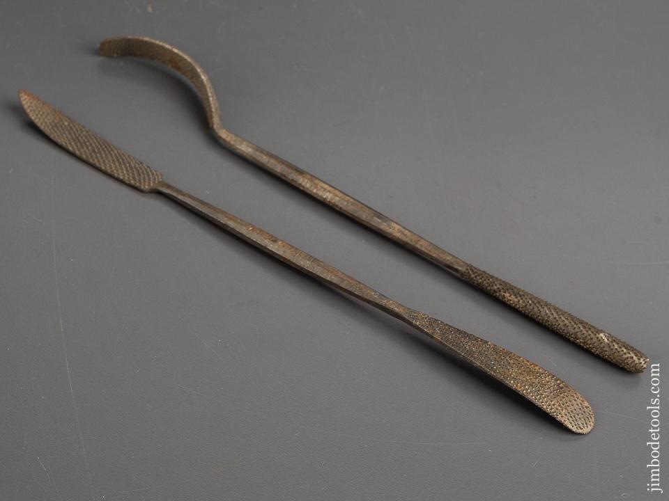 Sticky Sharp! Pair of 9 3/4 inch Italian Rifflers - 82005