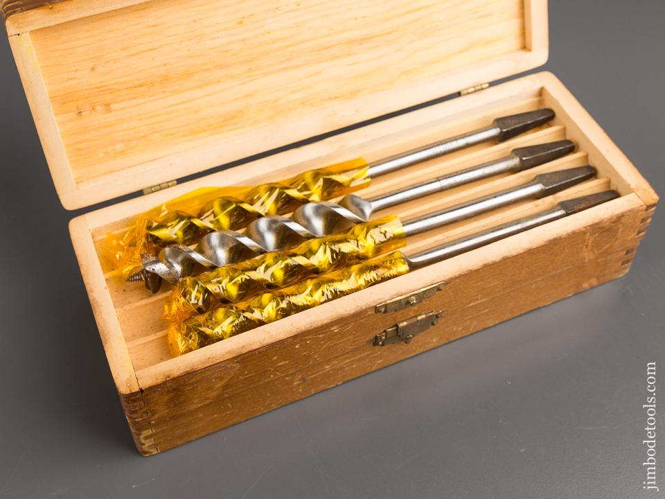 Complete Set of 13 RUSSELL JENNINGS Auger Bits in Original 3 Tiered Box -82012