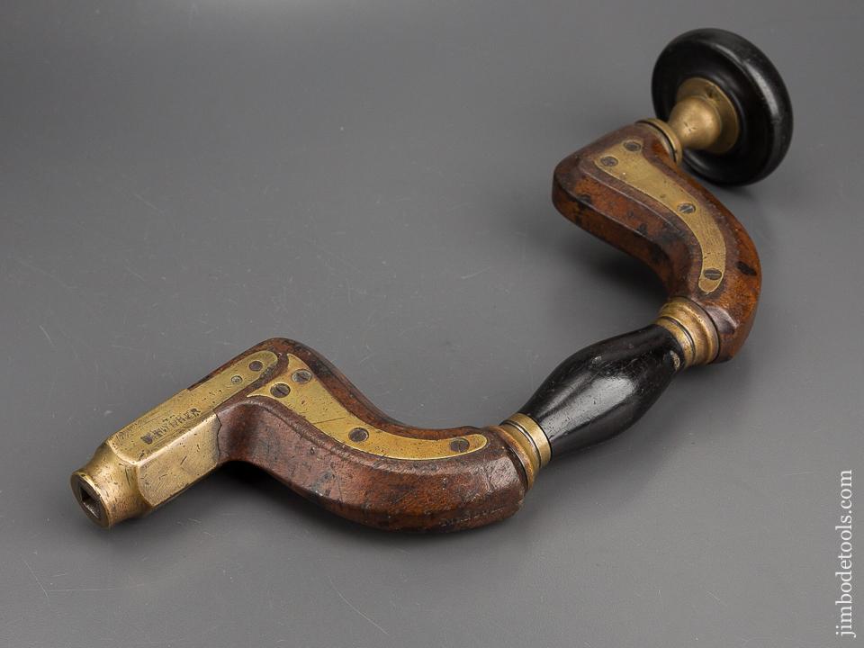 Beech Plated Sheffield Brace with Ebony Handles! - 82024R