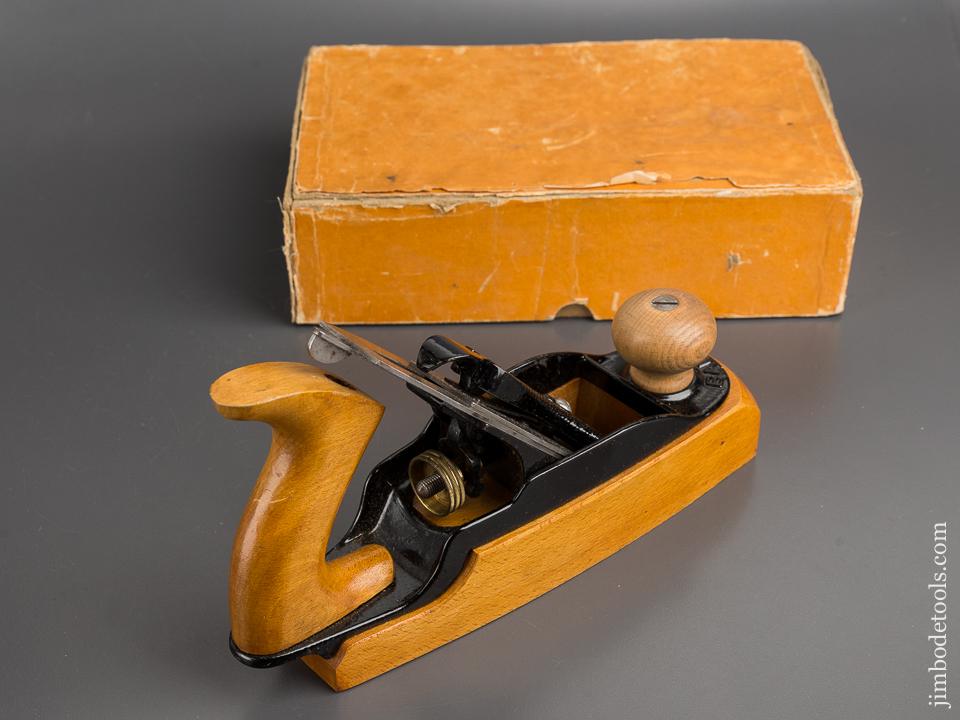 STANLEY No. 35 Transitional Smooth Plane MINT in Original Box circa 1910 UNUSED! - 82035R