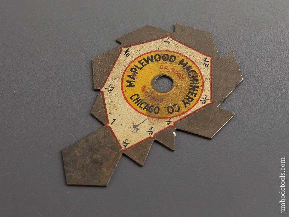 MAPLEWOOD MACHINERY CO. Thickness Gauge - 82030R