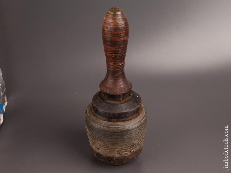 Nine pound 3 5/8 x 11 1/2 inch Leather Maul - 82066