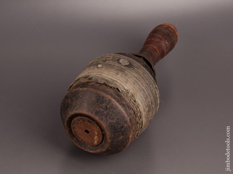 Nine pound 3 5/8 x 11 1/2 inch Leather Maul - 82066