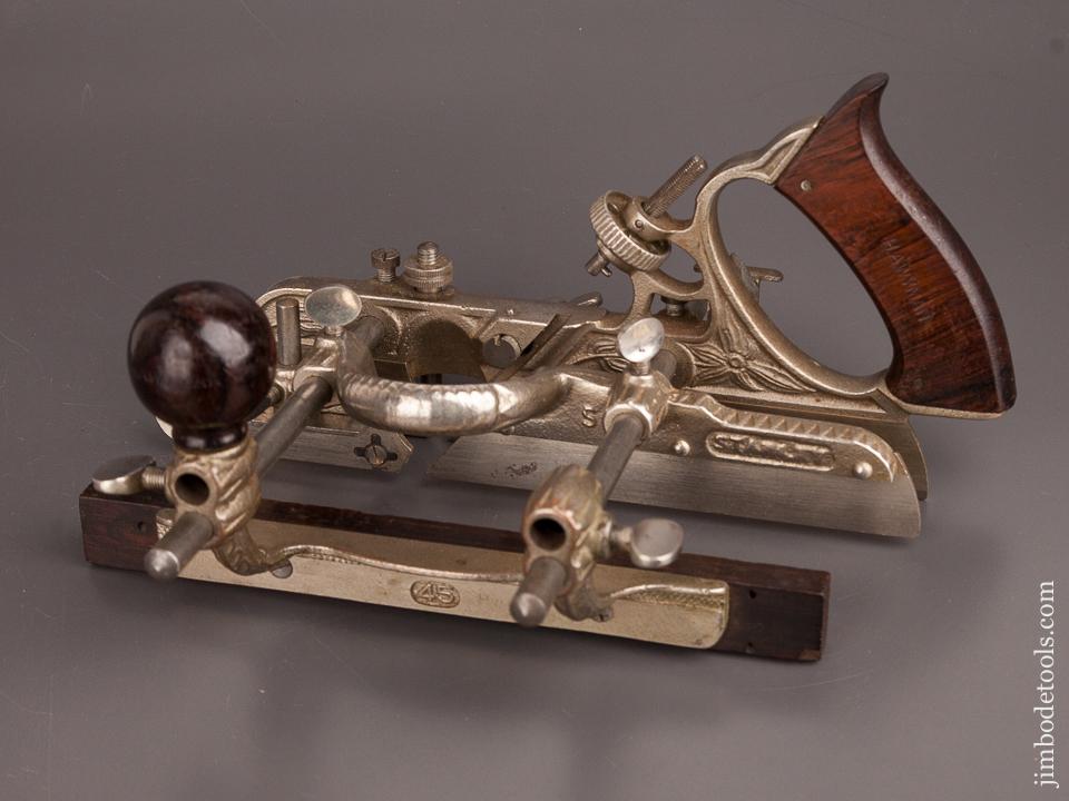 STANLEY No. 45 Combination Plane 100% COMPLETE in Original Box -82097