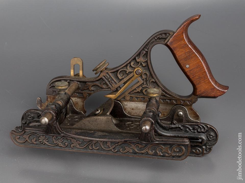 CRISP Ornate STANLEY MILLER's Patent June 28, 1890 No. 41 Plow Plane - 82101
