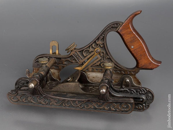 CRISP Ornate STANLEY MILLER's Patent June 28, 1890 No. 41 Plow Plane - 82101