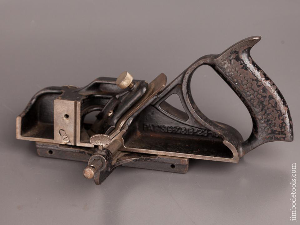 STANLEY No. 289 Skew Rabbet & Fillester Plane with ALL Proper Parts and Fence - 82119