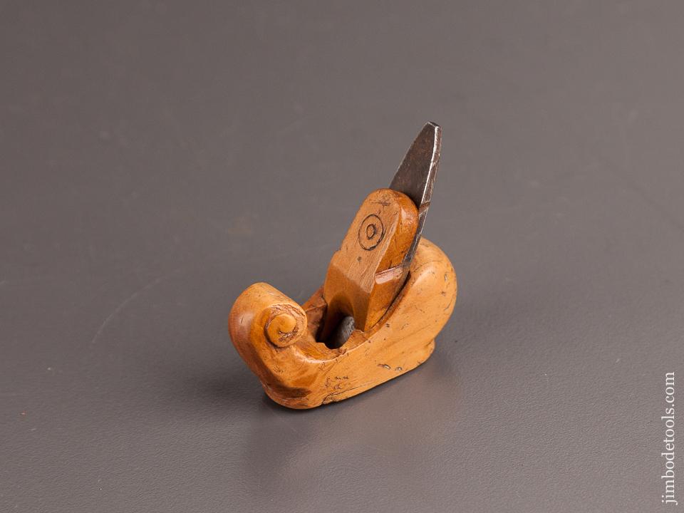 Miniature Dutch Style Violinmaker's Smooth Plane in Boxwood - 82121U