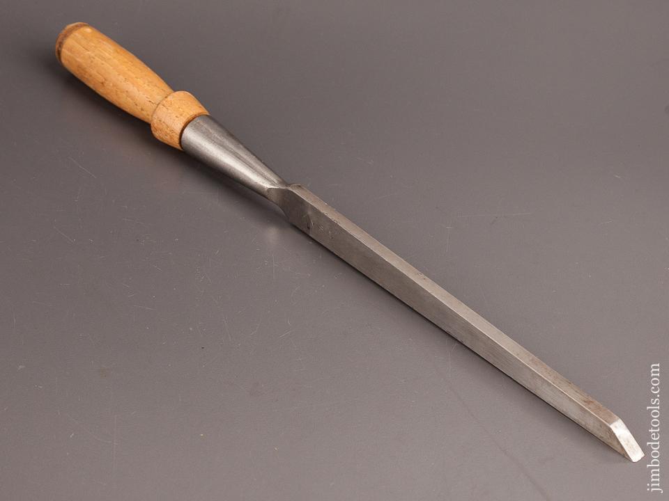 1/4 x 14 1/2 inch JAMES SWAN Socket Mortise Chisel NEW OLD STOCK - 82162