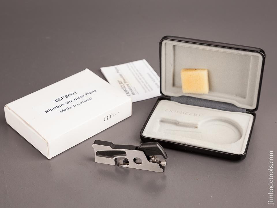 Miniature 1/4 x 2 3/8 inch VERITAS Shoulder Plane MINT in Original Box - 82166
