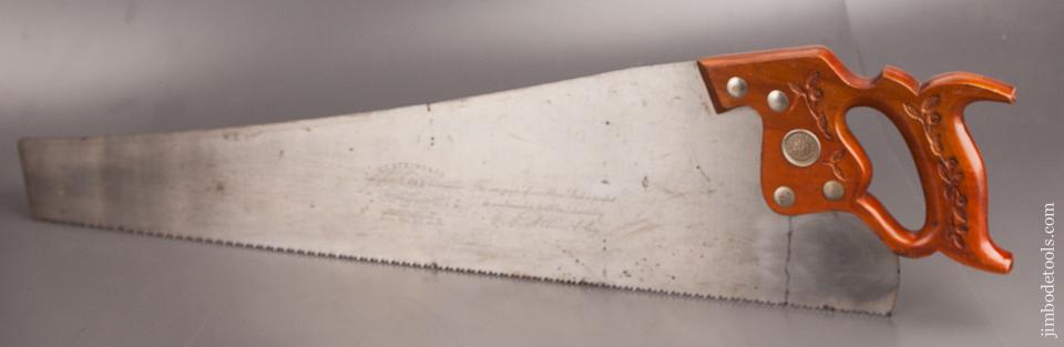 Fabulous! 7 point 26 inch Crosscut ATKINS No. 51 Hand Saw - 82170