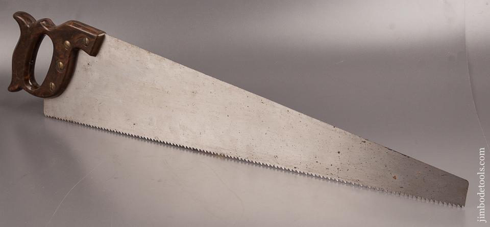 RARE 5 1/2 point 26 inch Rip DISSTON K6 1/2 KEYSTONE CHALLENGER Hand Saw with DISSTONITE Handle MINT - 82171