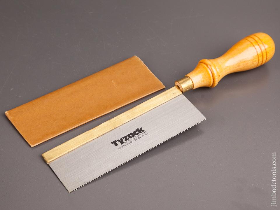 NEW OLD STOCK 15 point 6 inch Rip TYZACK No. 130 Gents Dovetail Saw MINT in Wrapper - 82176M