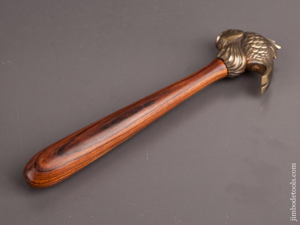 2006 PNTC 8 1/2 inch Rosewood Handled Fish Head Hammer Favor - 82179