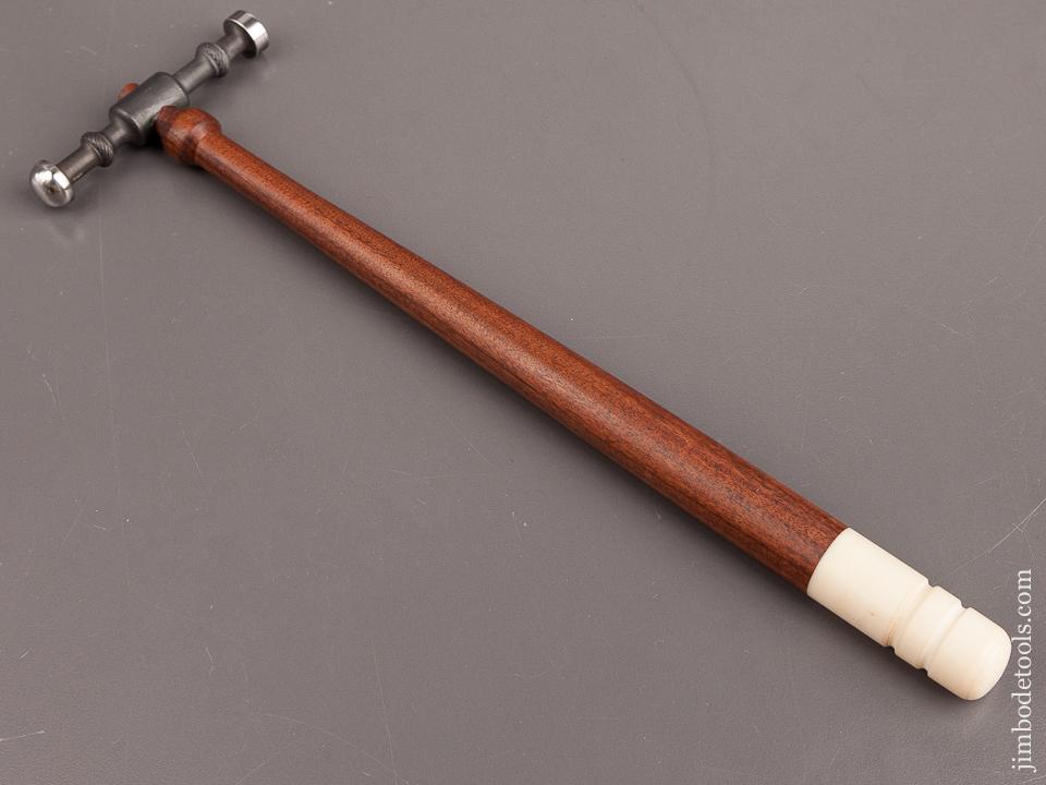 Stunning Five Ounce Rosewood & Faux Hammer with Rope Knurling - 82181