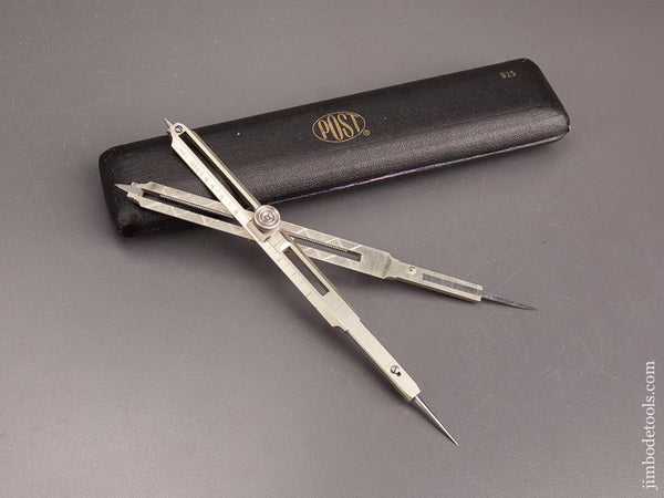 Eight inch “Geared” Proportional Dividers by POST GERMANY in Original Case - 82192