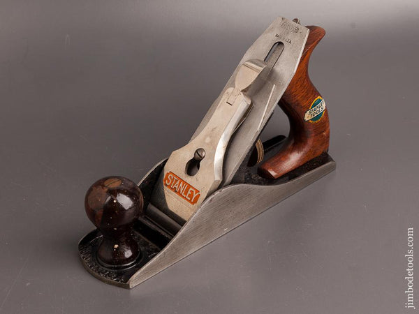 Extra Fine! STANLEY No. 4 Smooth Plane Type 14 circa 1929-30 SWEETHEART with Decal! - 82195