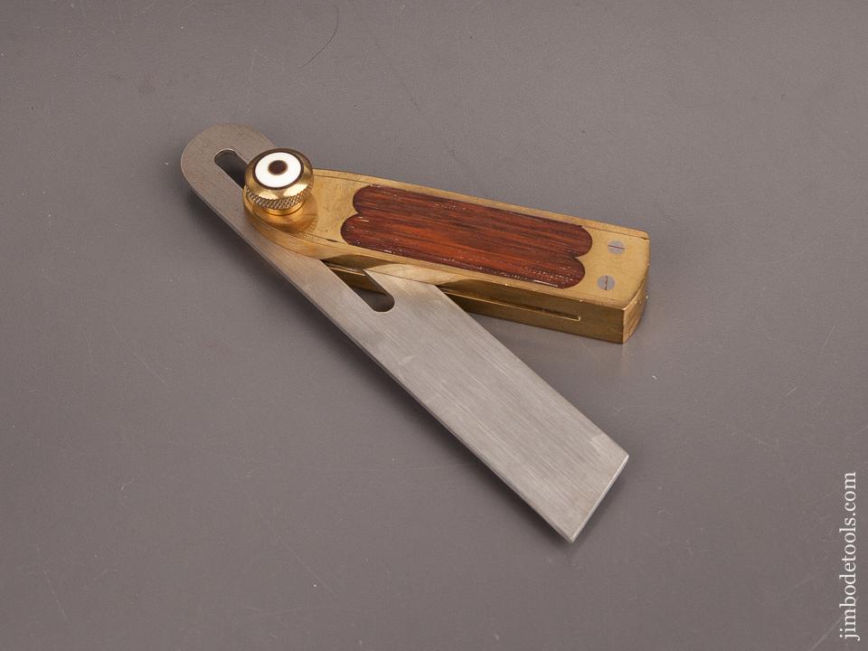 Stunning! Heavy Handmade Six inch Rosewood Bevel Square - 82198