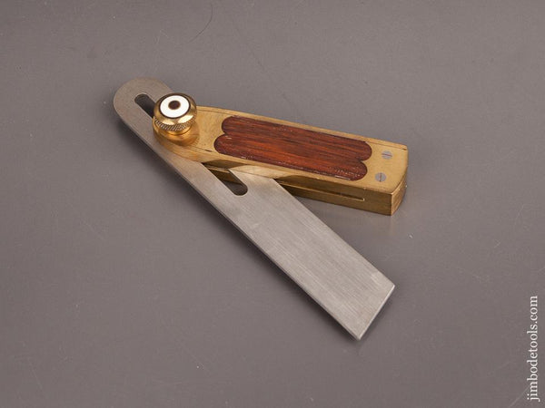 Stunning! Heavy Handmade Six inch Rosewood Bevel Square - 82198